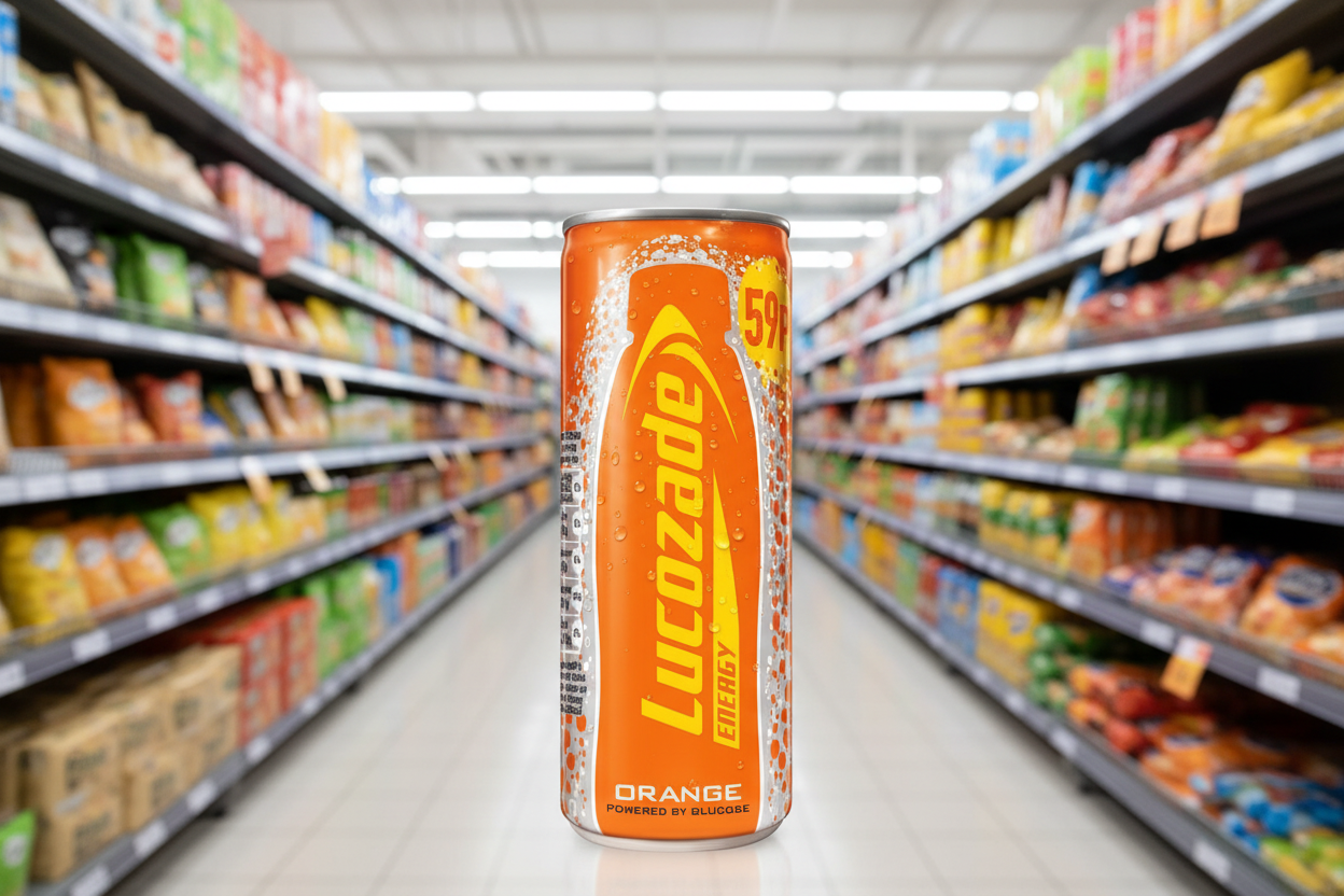 24 x Lucozade Energy Orange Can - 250ML