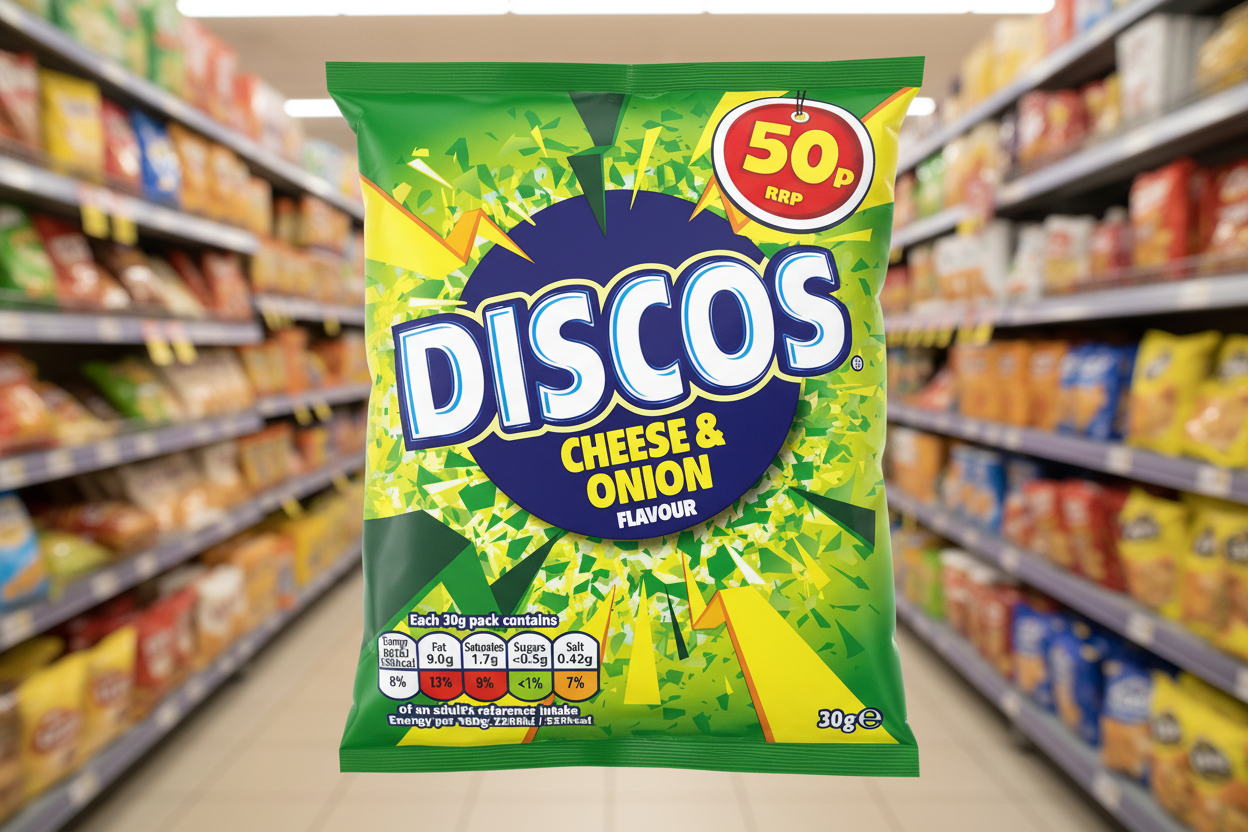 30 x Kp Discos Cheese & Onion - 30GM