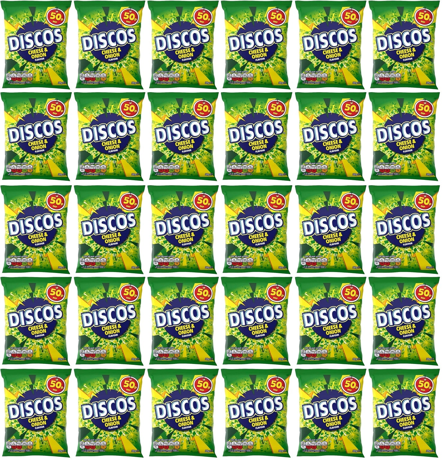 30 x Kp Discos Cheese & Onion - 30GM