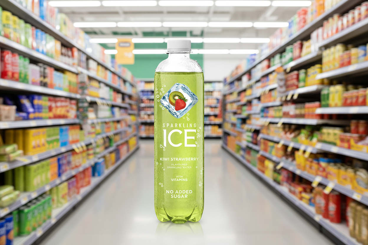 Sparkling Ice Kiwi Strawberry Flavoured Sparkling Water 500Ml