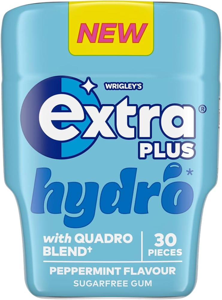 6 X Extra Plus Chill Peppermint Chewing Gum - 30 Piece