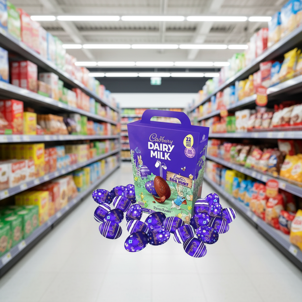 8 x Cadbury Dairy Milk Easter Egg Hunt Trail Pack - 317GM