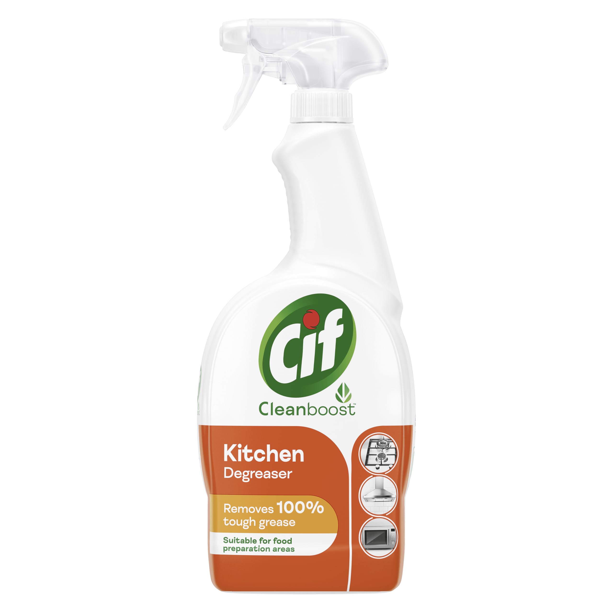 6 x Cif Kitchen Spray Cleanboost 700 Ml