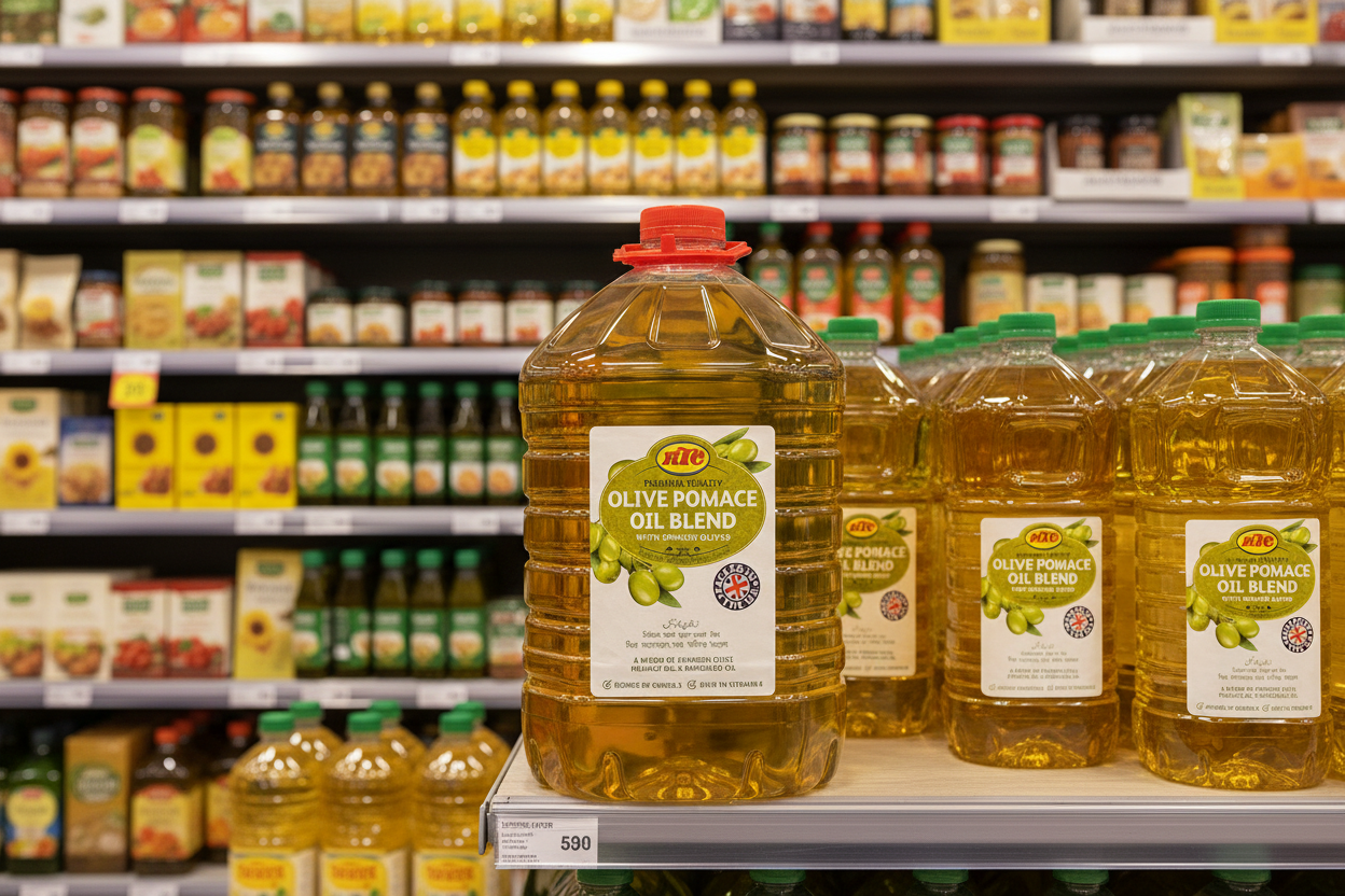 Ktc Olive Pomace Oil Blend With Spanish Olives 5 Litres