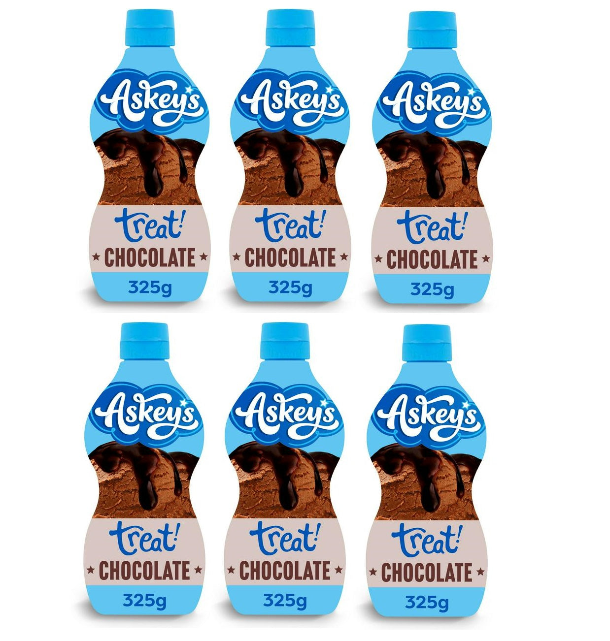6 x Askeys Chocolate Syrup - 325G