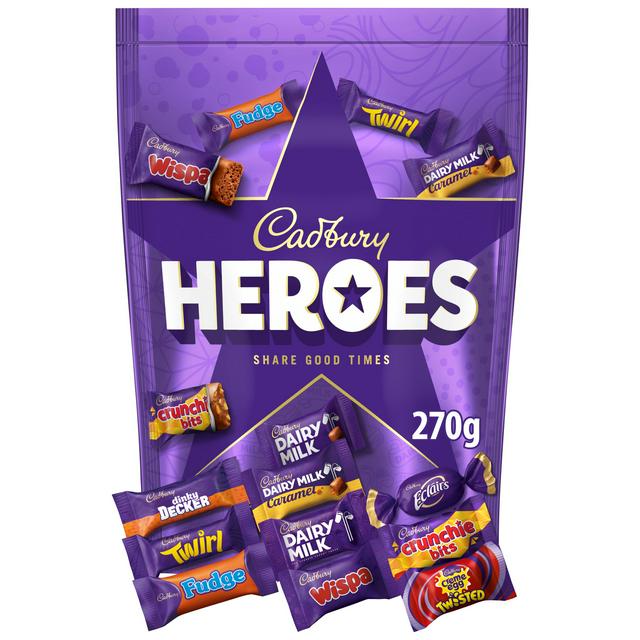 8 x Cadbury Heroes Pouch - 270GM