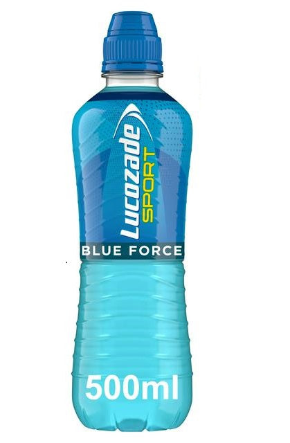 12 x Lucozade Sport Blue Force - 500ML