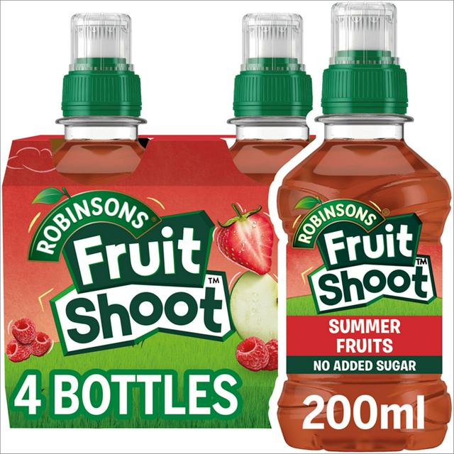 6 x Robinsons Fruit Shoot Summer Fruits No Added Sugar 4 x 200ml