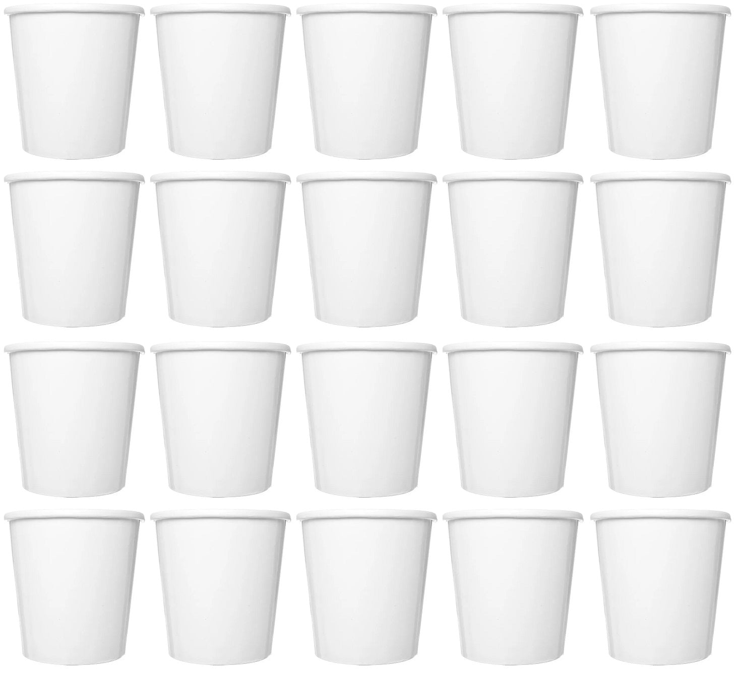 20 x Lid Paper Soup Cont 16Oz