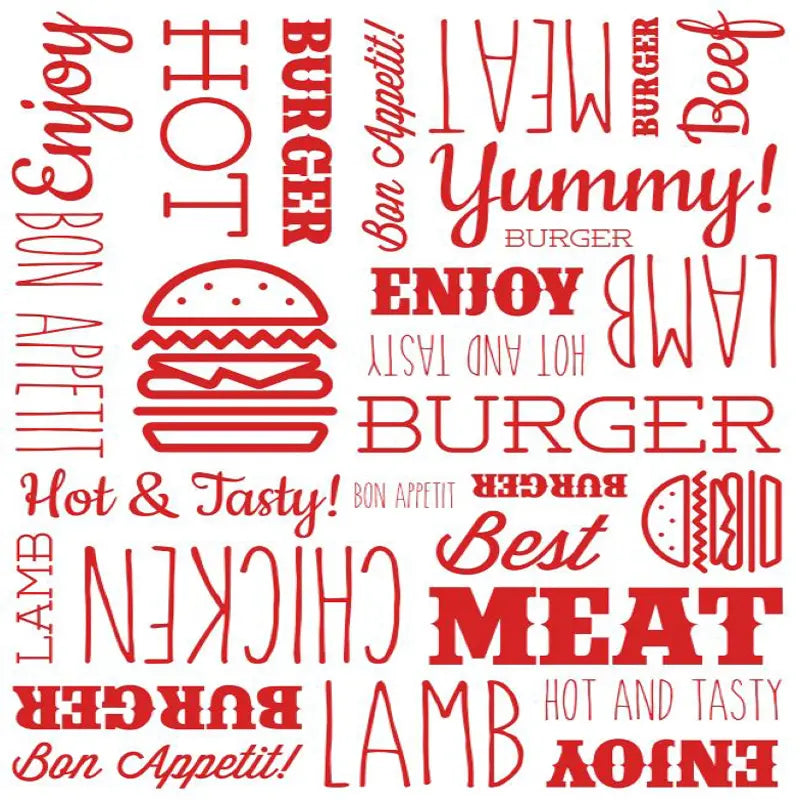 Burger Wrap Red 1000 S