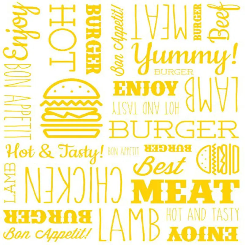 Burger Wrap Yellow 1000 S