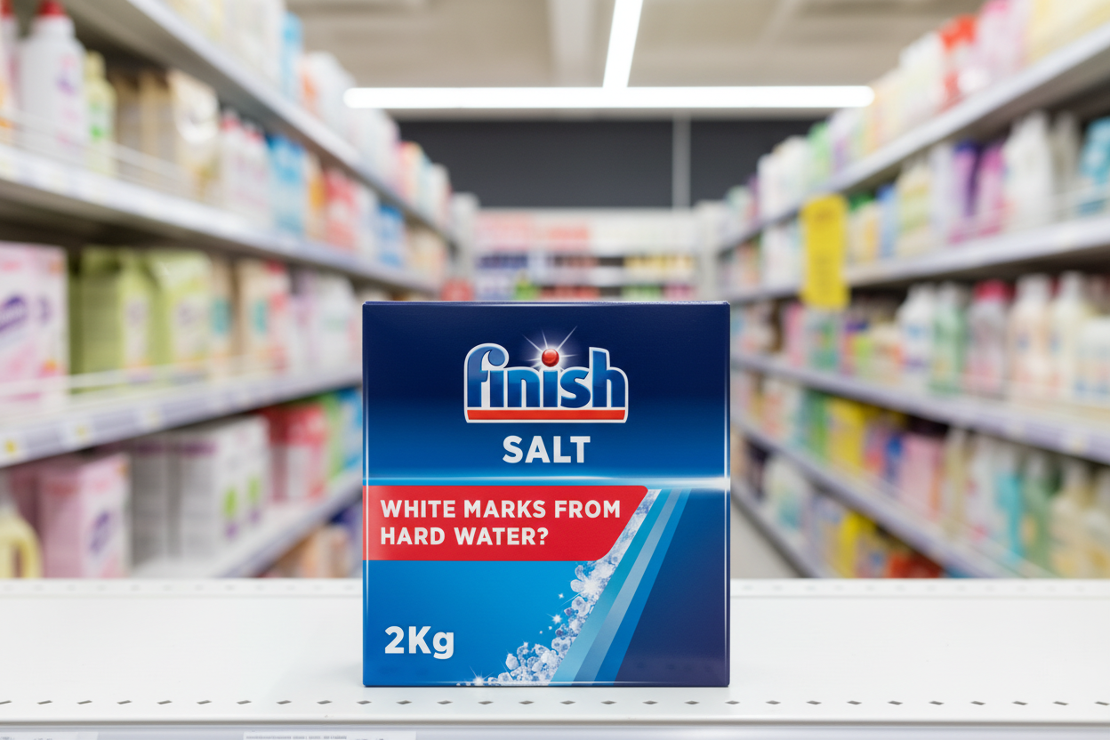 6 x Finish Dishwasher Salt 2Kg