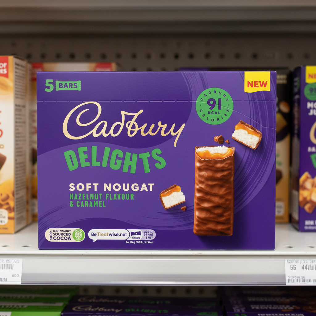 9 x Cadbury Delights Hazelnut 5Pk - 110GM