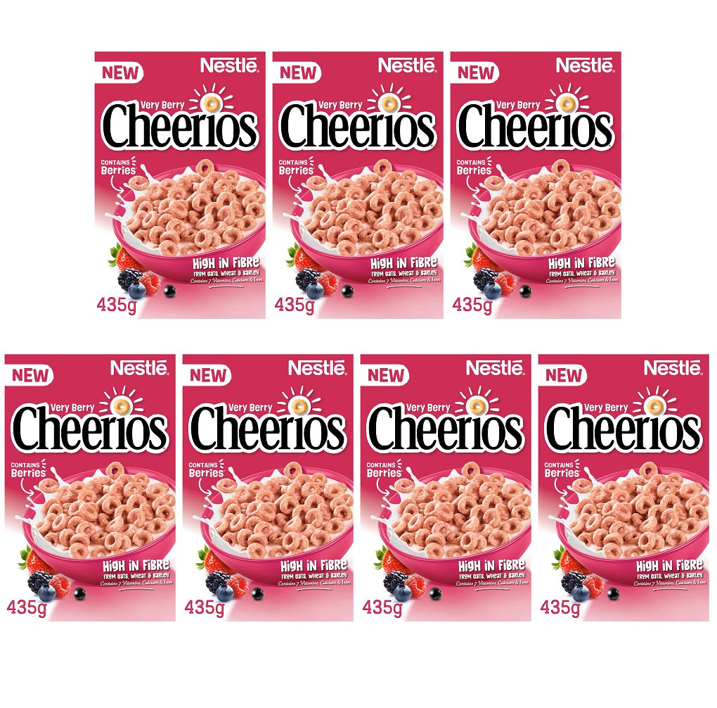 7 X Cheerios Very Berry - 435Gm