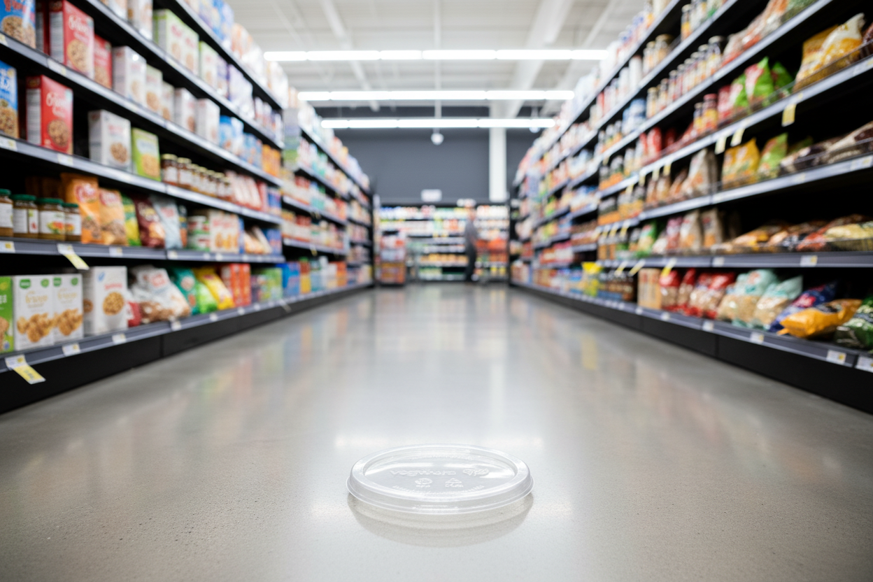 D2E Container Lid Deli Round 12Oz