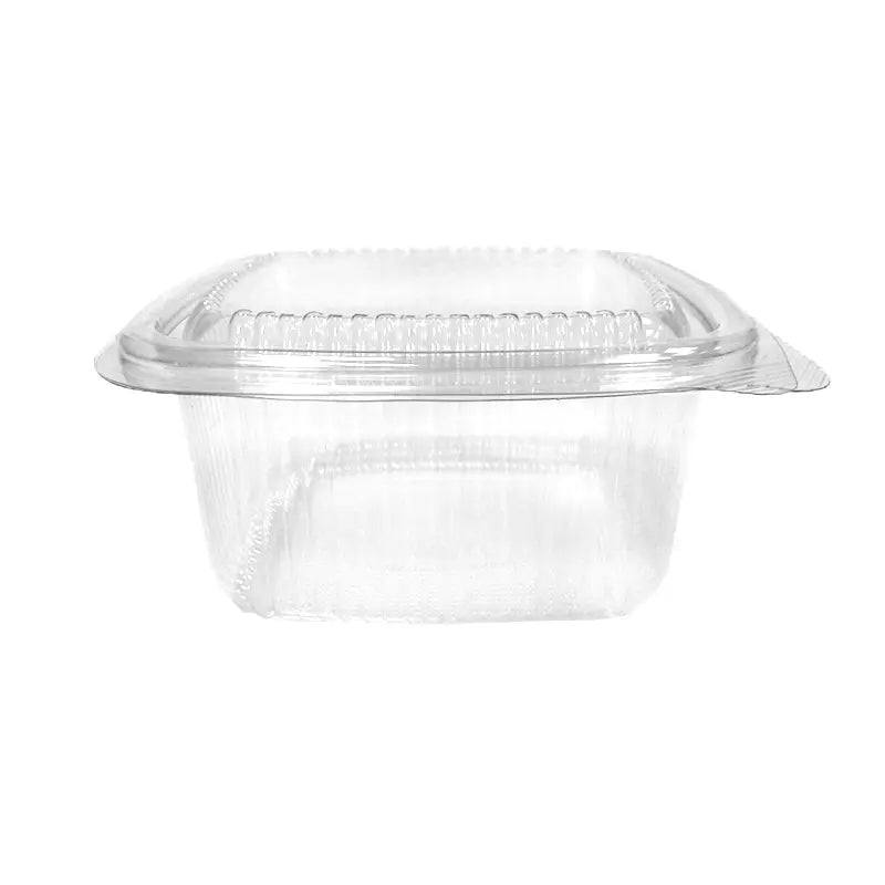 9 x Container Salad Square Hinged 750Ml