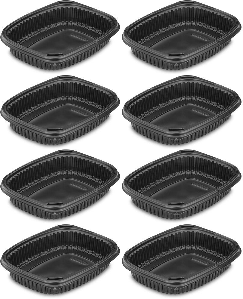 40 x Microwave Container 24Oz 1 Compartment Cook