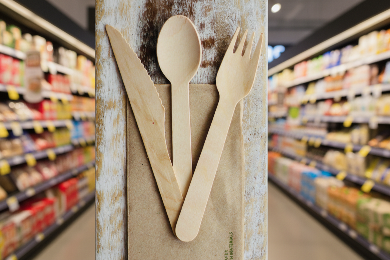 D2E Cutlery Wooden Tea Spoon 4In 100Pk X 10