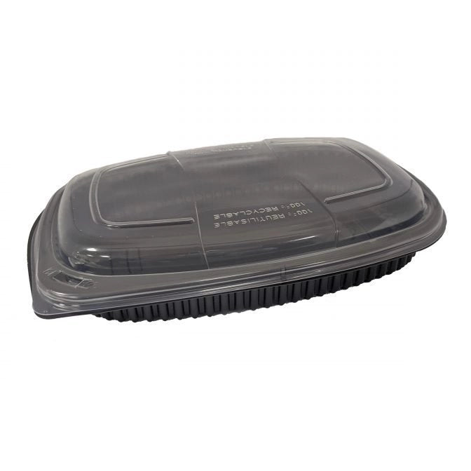 4 x 1 Compartment Container And Lid Combo 34Oz