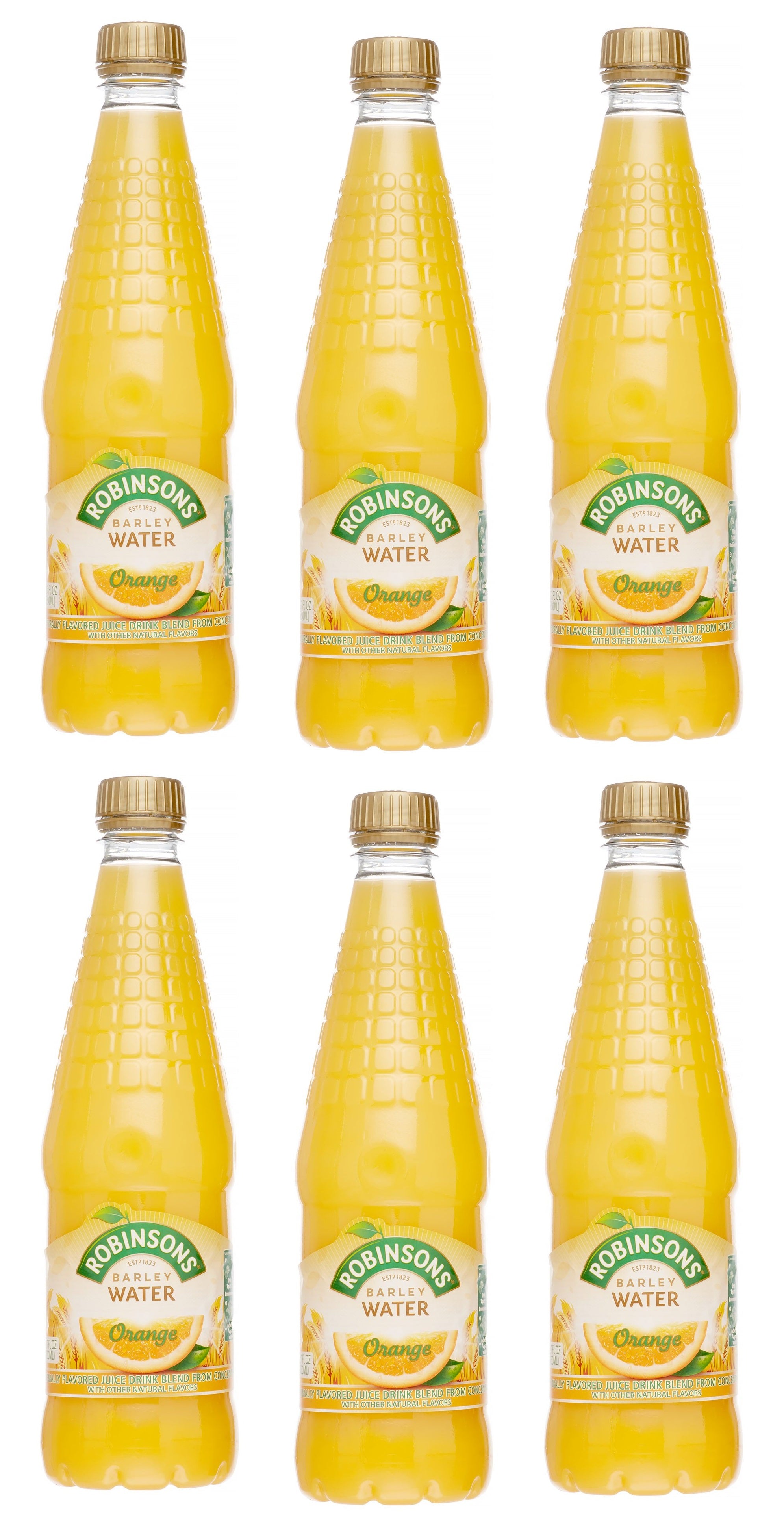 6 x Robinsons Orange Barley 850Ml