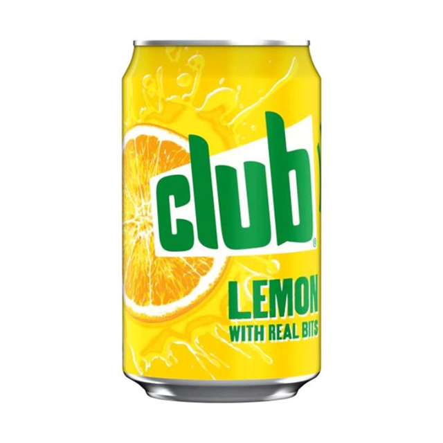 24 x Club Lemon With Real Bits 330Ml