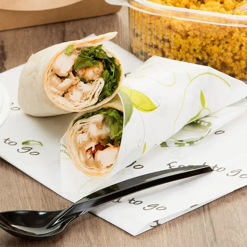 Food-To-Go Greaseproof Sheets -350 X 450Mm -960 Compostable