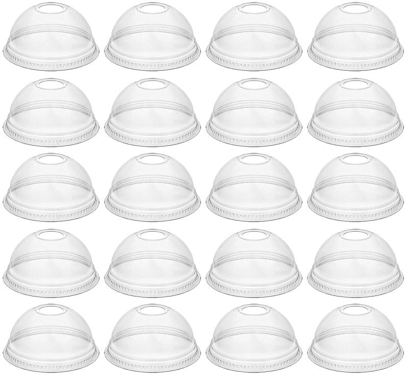 20 x Dome Lid W/Hole Rpet For 12 /16Oz Cup (702485/702487)
