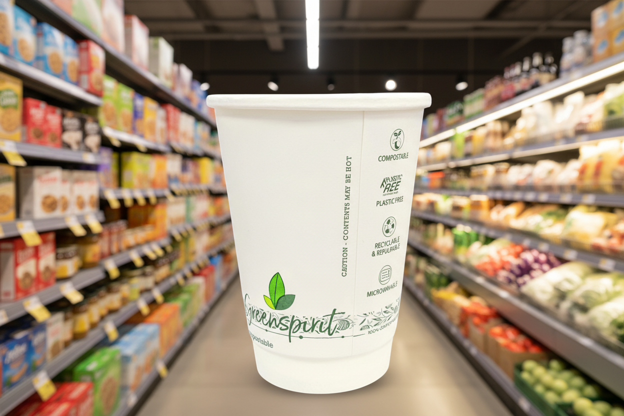 16Oz Gs Double Wall Cup Plastic Free 25X20