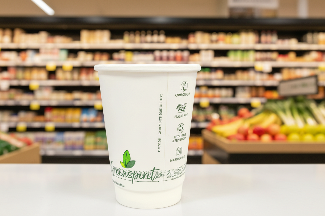 16Oz Gs Double Wall Cup Plastic Free 25X20