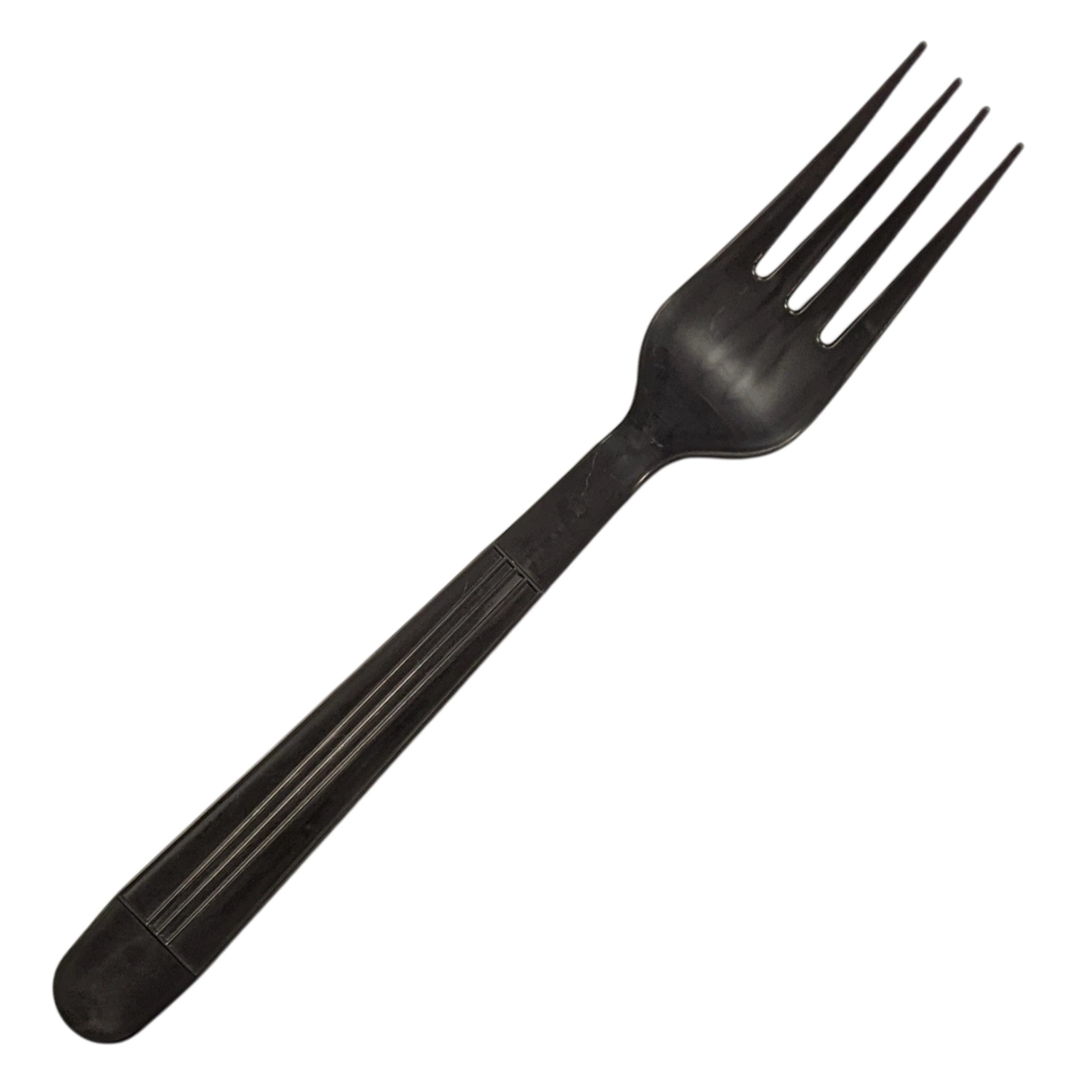 20 x Cutlery Reusable Hd Pp Fork Black