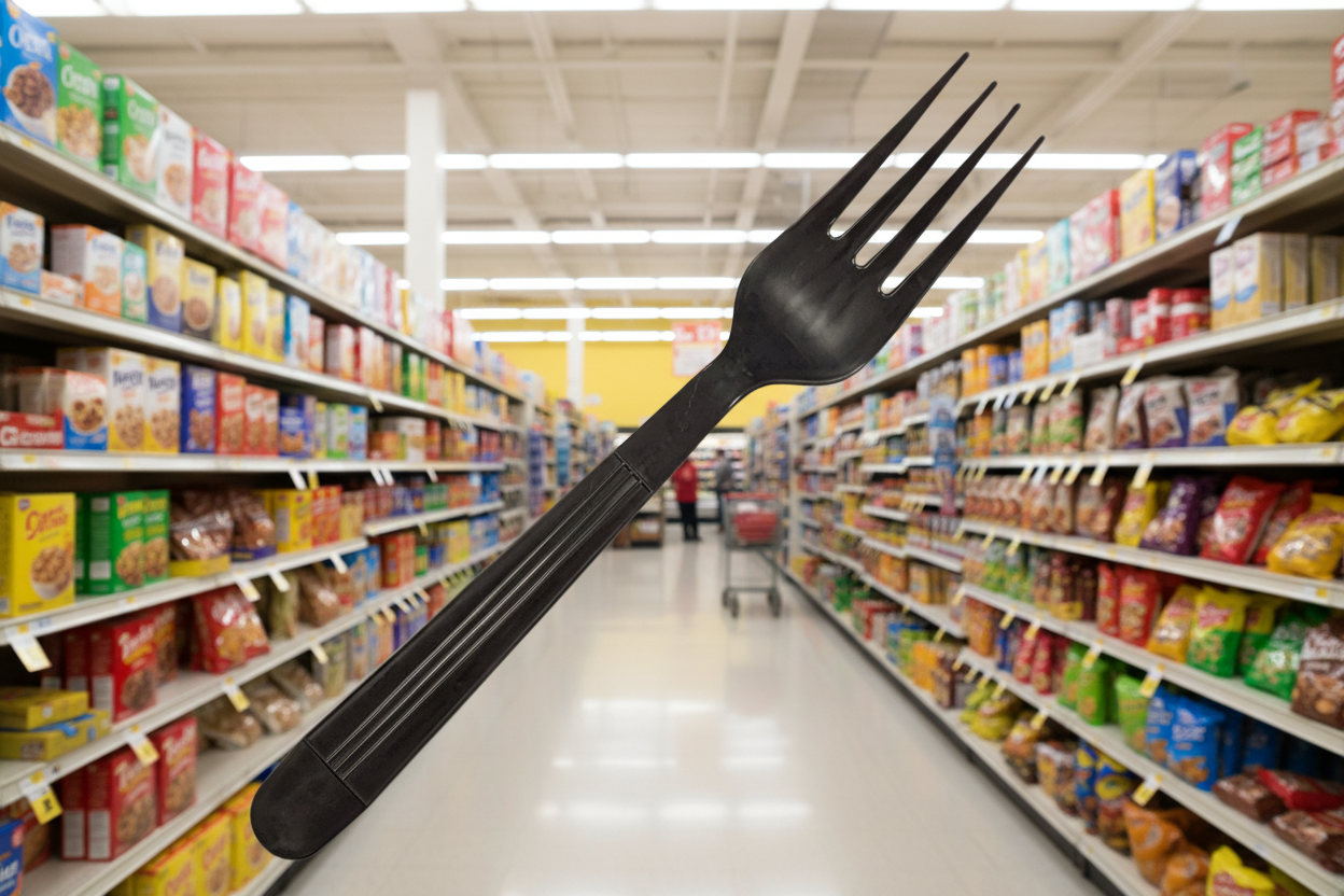 Cutlery Reusable Hd Pp Fork Black