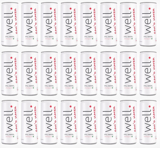 24 x Well Canned Water Still 330Ml