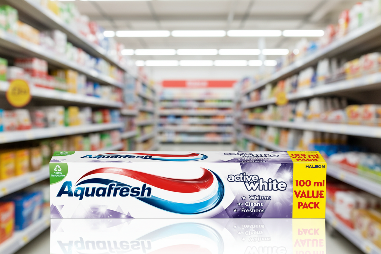 12 x Aquafresh Toothpaste Active White 100Ml