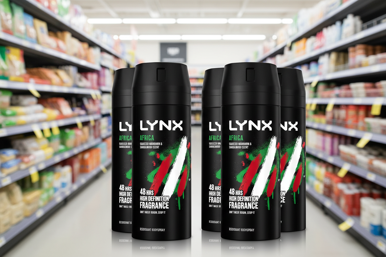 6 x Lynx Aerosol Bodyspray Africa 150 Ml