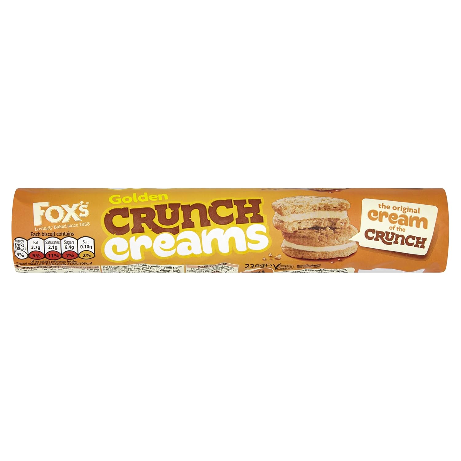 16 x Foxs Golden Crunch Creams 230Gm