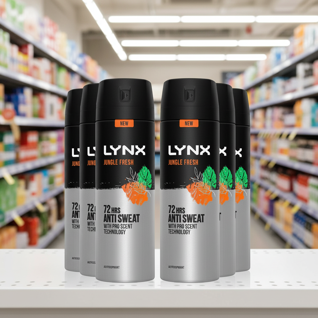 6 x Lynx Antiperspirant Deodorant Jungle Fresh 150 Ml