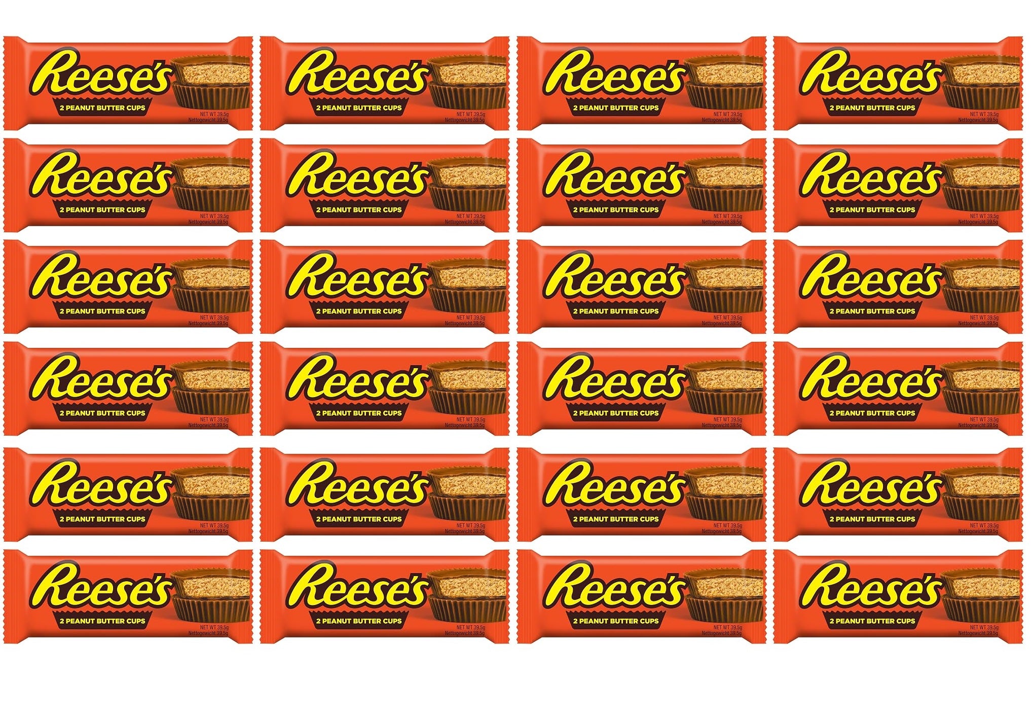 24 X Reese'S Peanut Butter 2 Cups - 39.5G