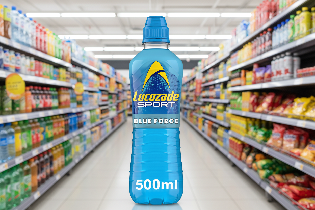 12 x Lucozade Sport Blue Force - 500ML