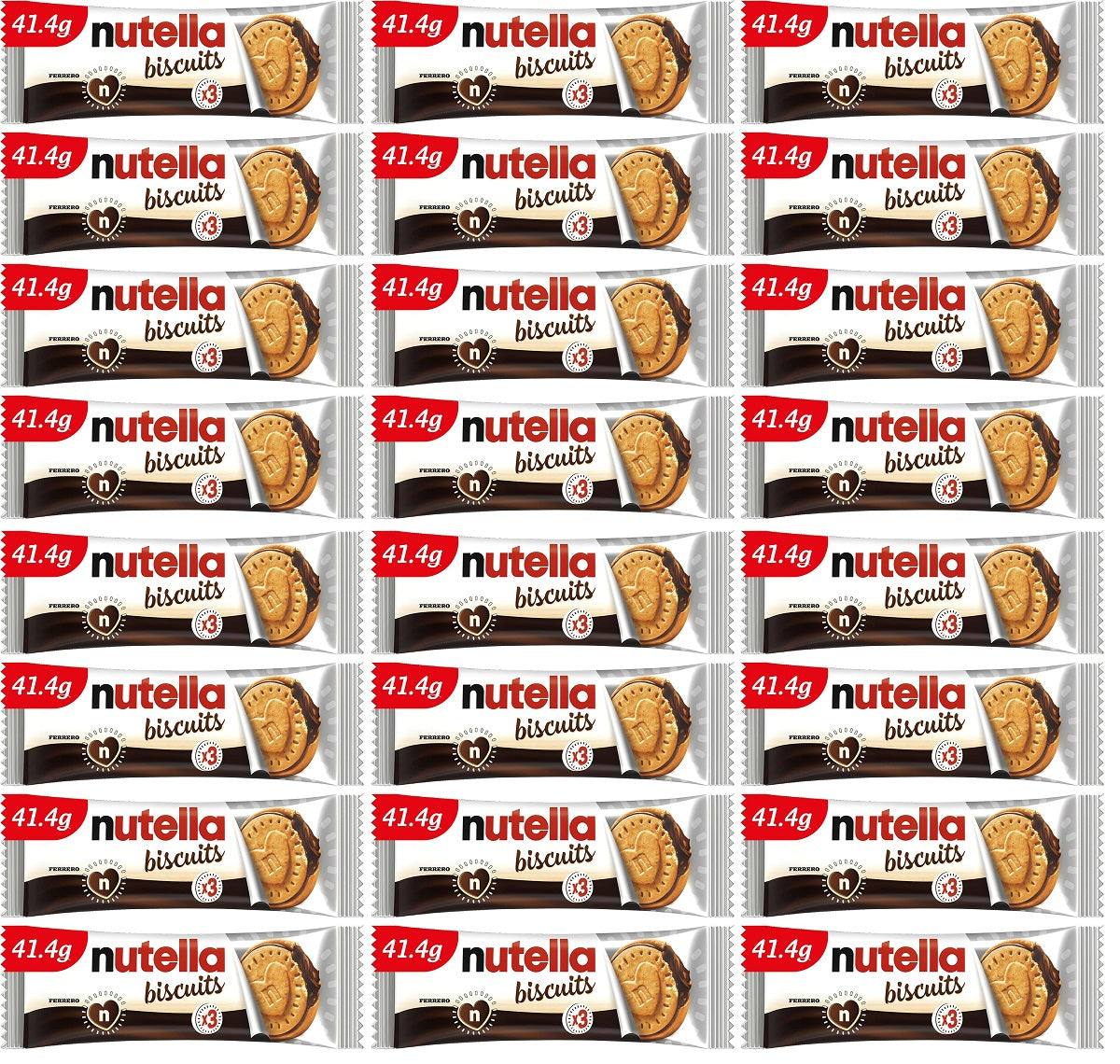 28 x Nutella Biscuits 41.4G