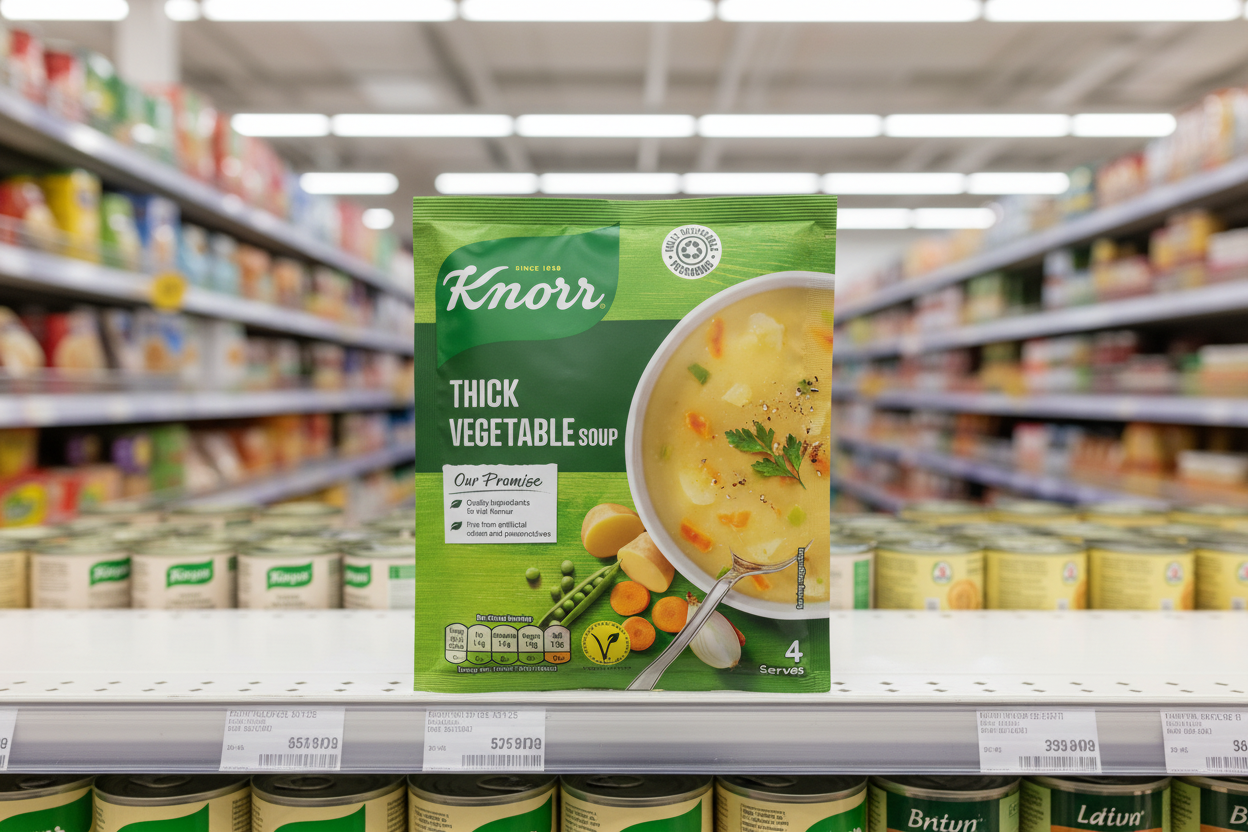 9 x Knorr Thick Vegetable Soup 63G