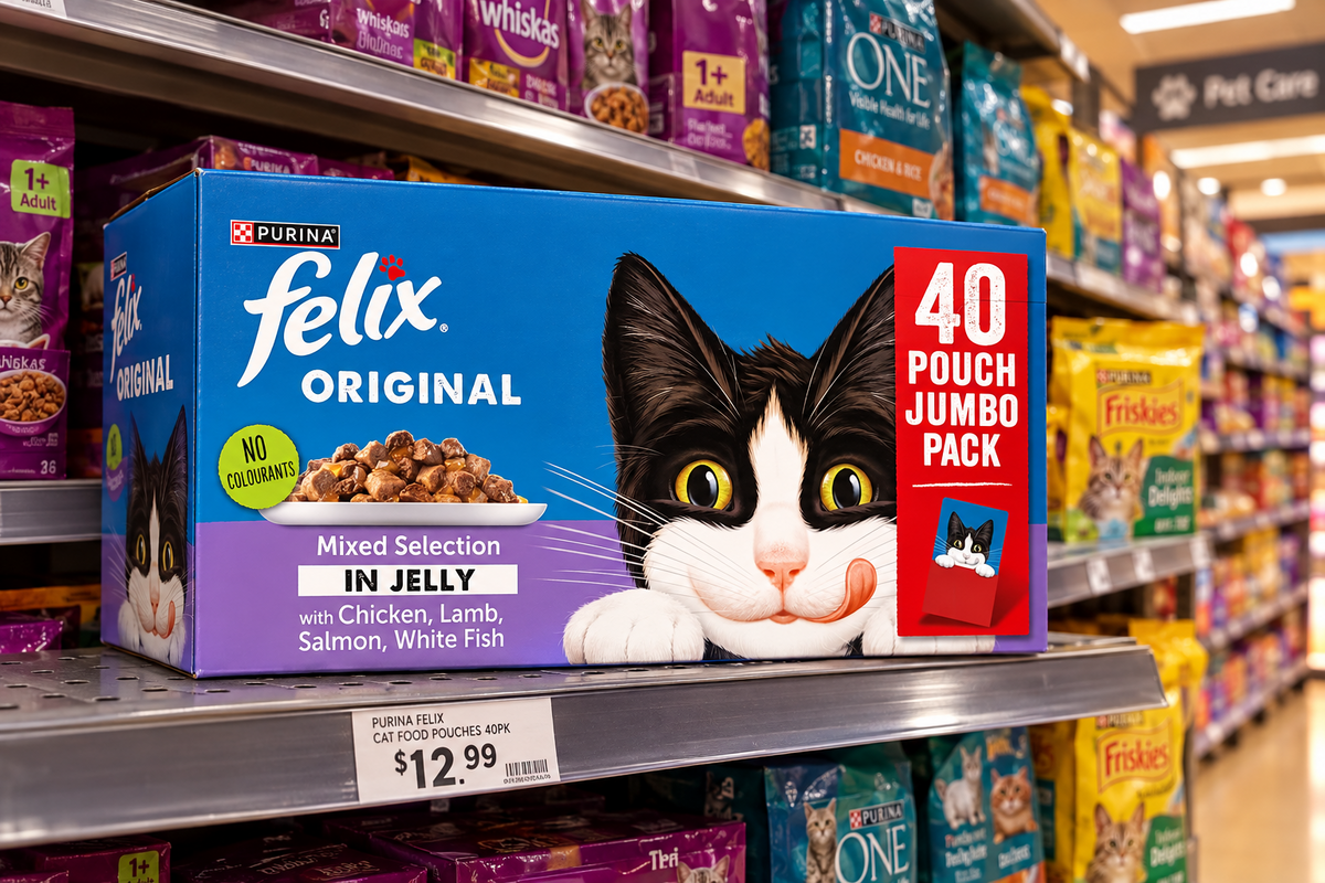 Felix Original Mixed Selection In Jelly Wet Cat Food 40X85G