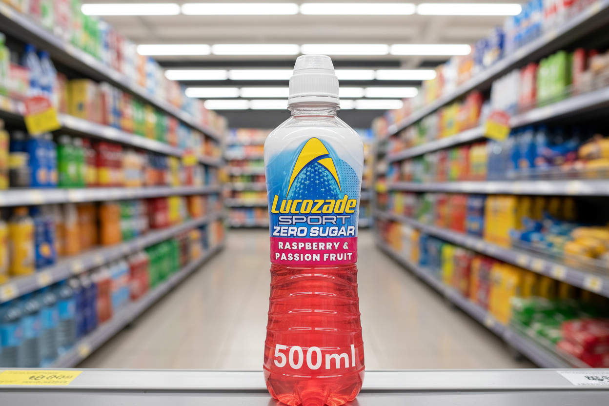 12 x Lucozade Sport Zero Raspberry & Passion Fruit 500Ml