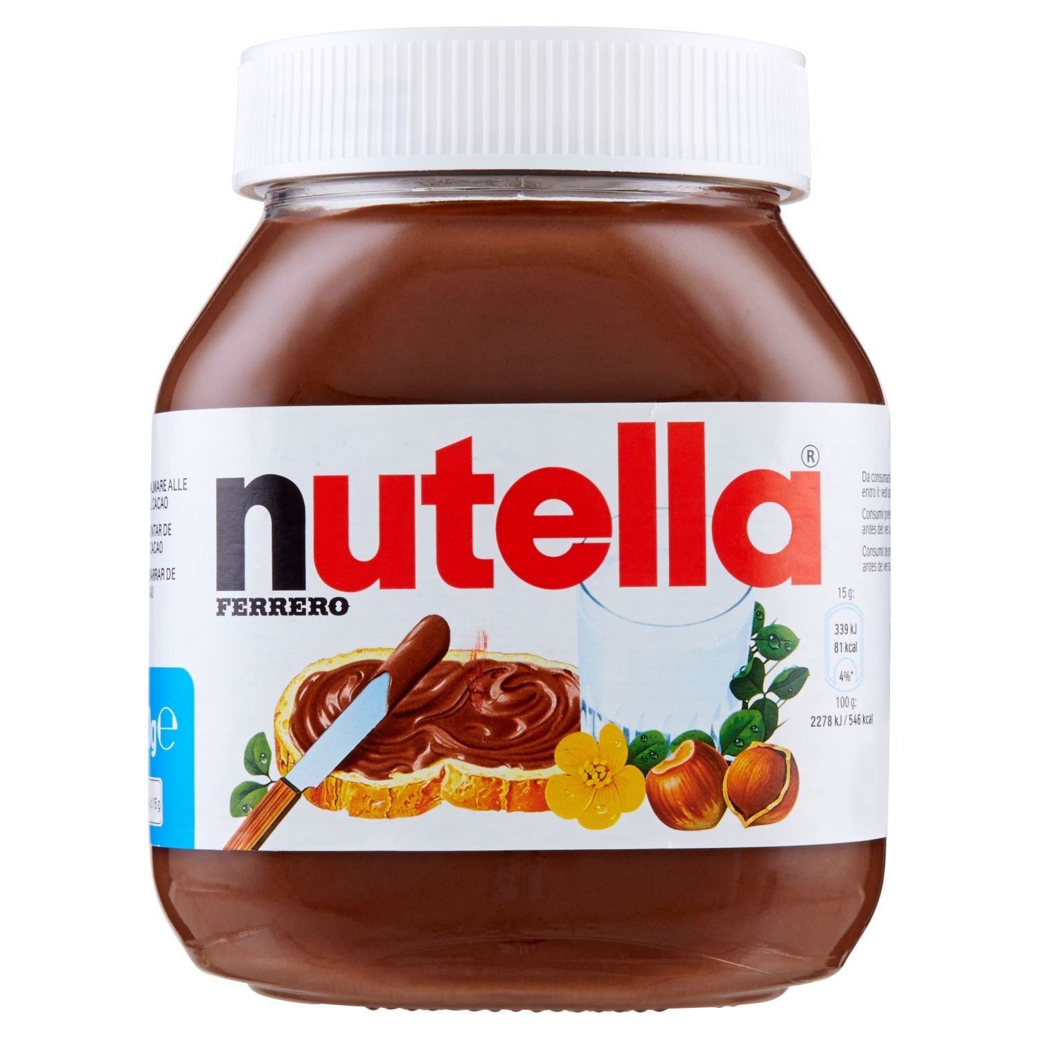 6 x Nutella Chocolate Spread - 630GM
