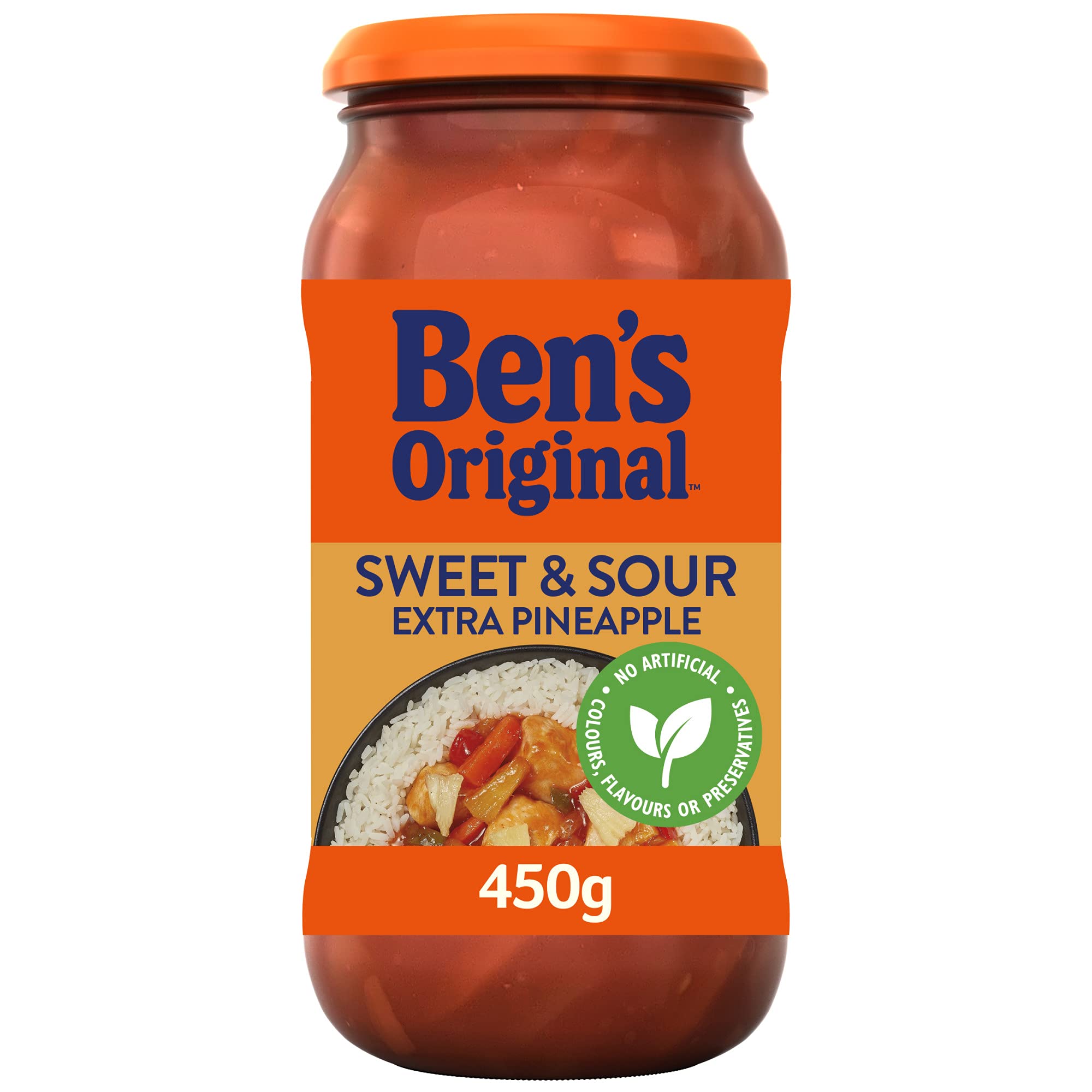 6 x Ben's Original Sweet & Sour Extra Pineapple 450G