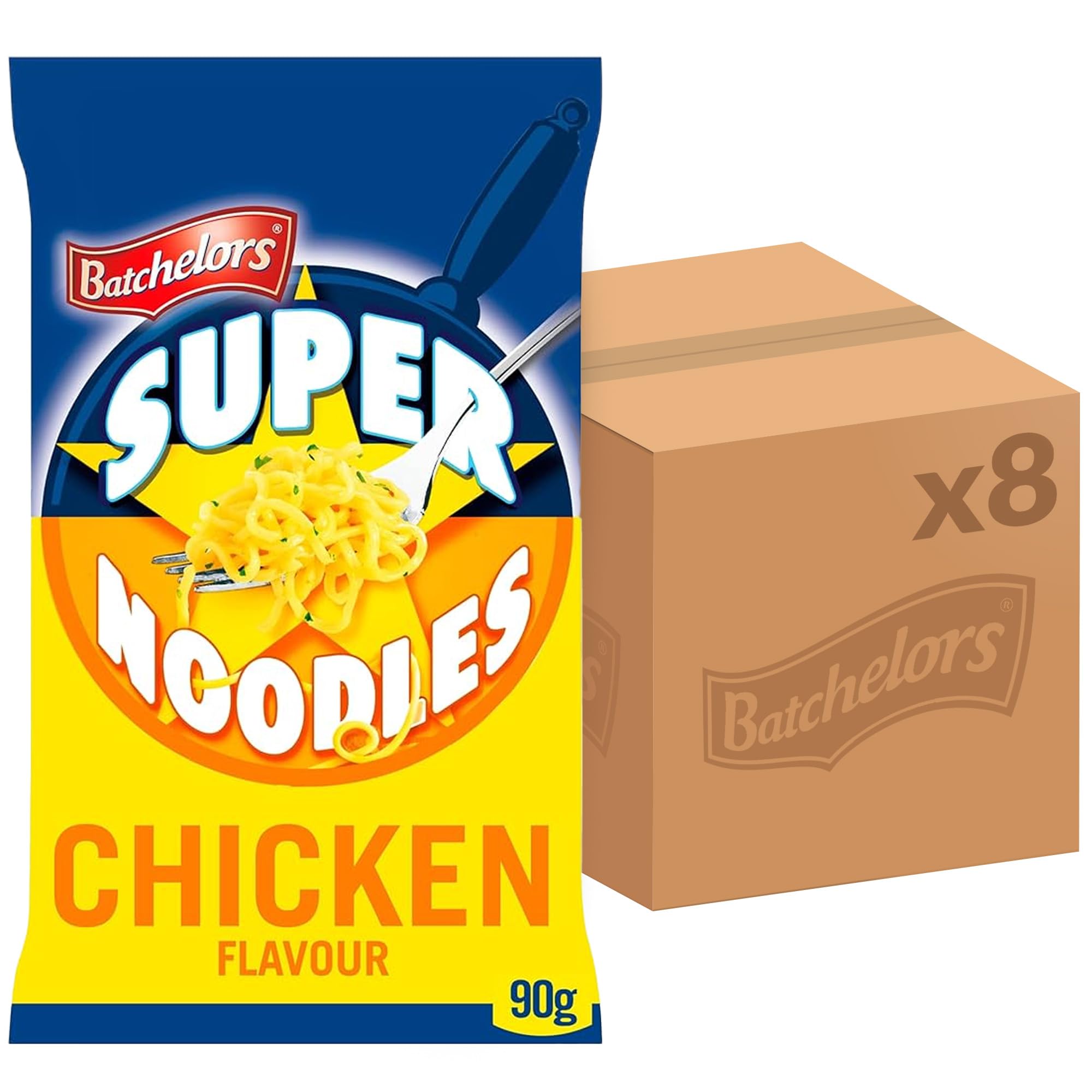 8 X Batch Super Noodles Chicken - 90Gm