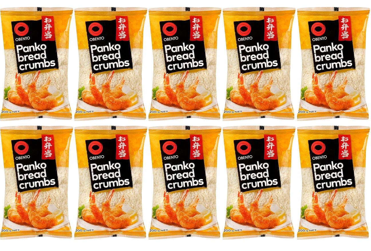 10 x Obento Panko Bread Crumbs - 200G