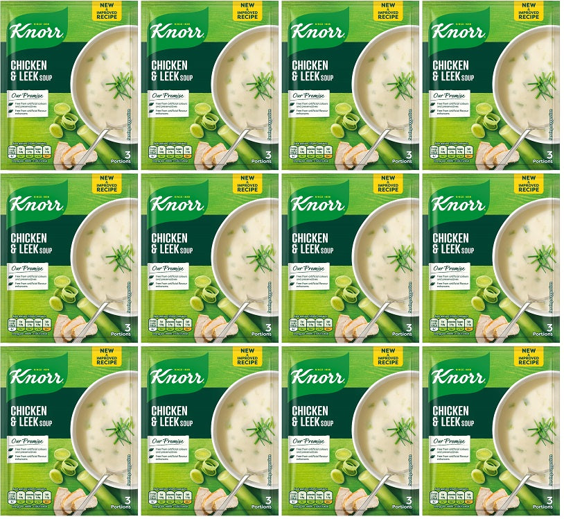 12 x Knorr Chicken & Leek Soup 50G