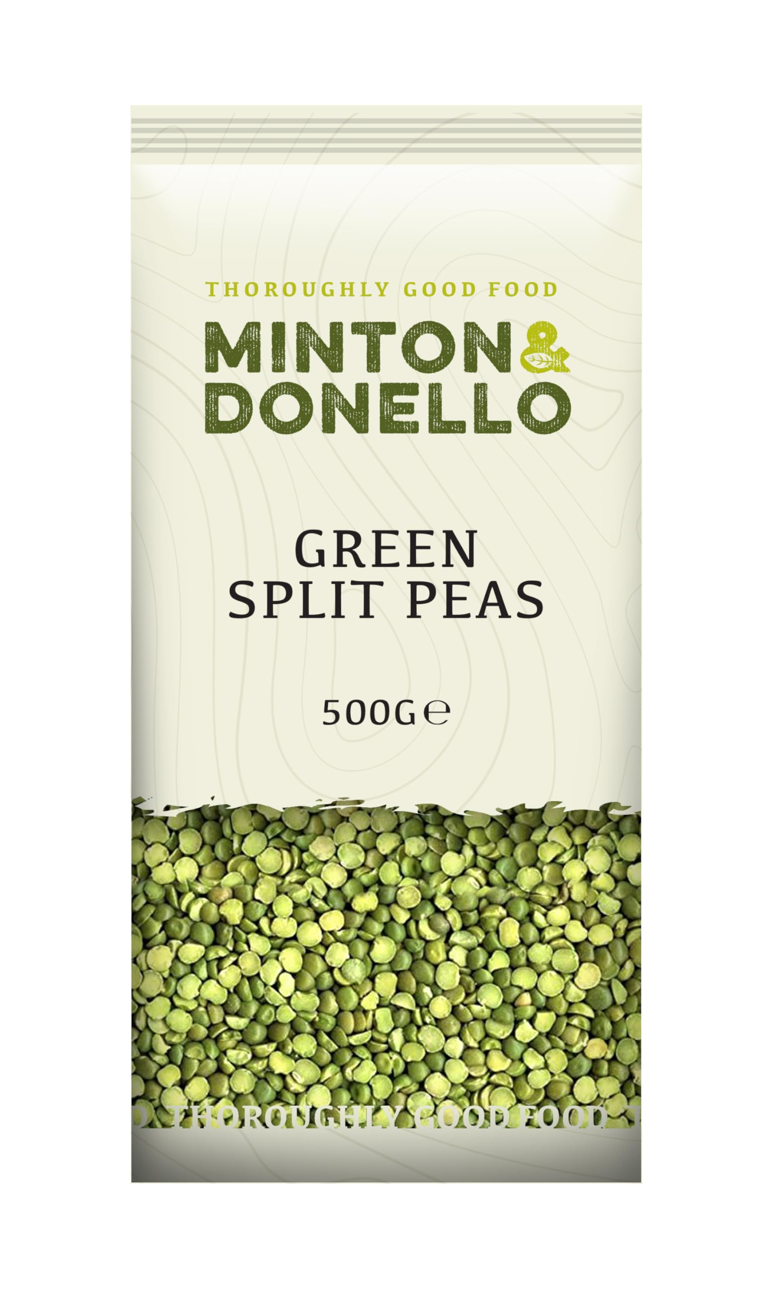6 x Minton & Donello Organic Green Split Peas - 500g