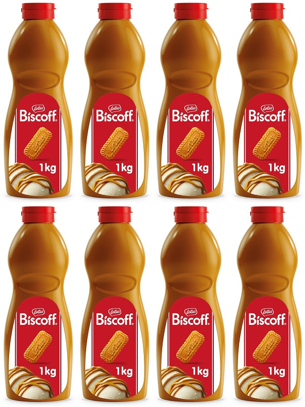 8 X Biscoff Topping Sauce - 1Kg