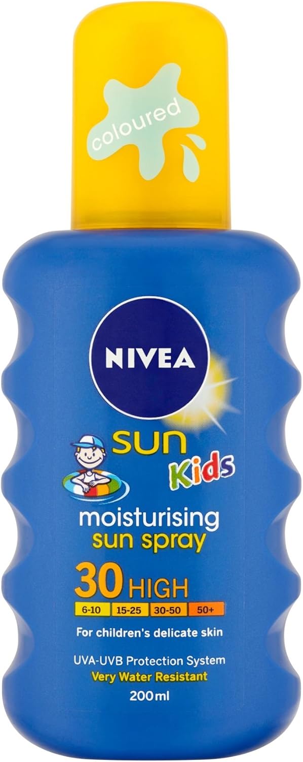 6 x Nivea Sun Moisturing Kids 200Ml
